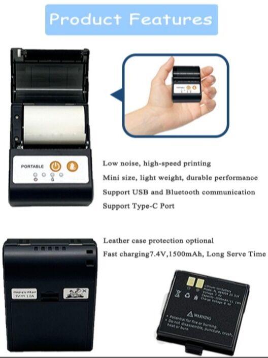 Portable Printer Module Bulk Buy China Wholesale 58mm Portable Printer Mini Pocket Thermal ...