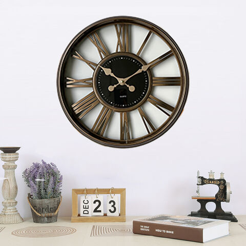 Reloj de pared con forma de neumático de diseño novedoso para decoración de hogar, tienda de coches y talleres