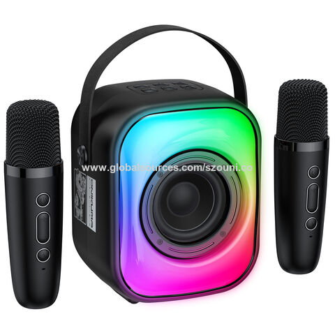 ONIKUMA KARAOKE SOUND SET Conjunto de som de karaokê portátil de alto volume com efeito de iluminação RGB e microfone