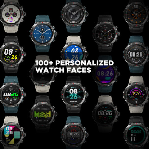 Zeblaze Stratos 2 Reloj Inteligente GPS con Pantalla AMOLED, Monitor de Salud 24h y Batería de Larga Duración para Hombre - Smartwatch Deportivo