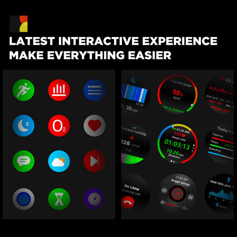 Zeblaze Stratos 2 Reloj Inteligente GPS con Pantalla AMOLED, Monitor de Salud 24h y Batería de Larga Duración para Hombre - Smartwatch Deportivo