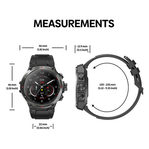 Zeblaze Stratos 2 Reloj Inteligente GPS con Pantalla AMOLED, Monitor de Salud 24h y Batería de Larga Duración para Hombre - Smartwatch Deportivo