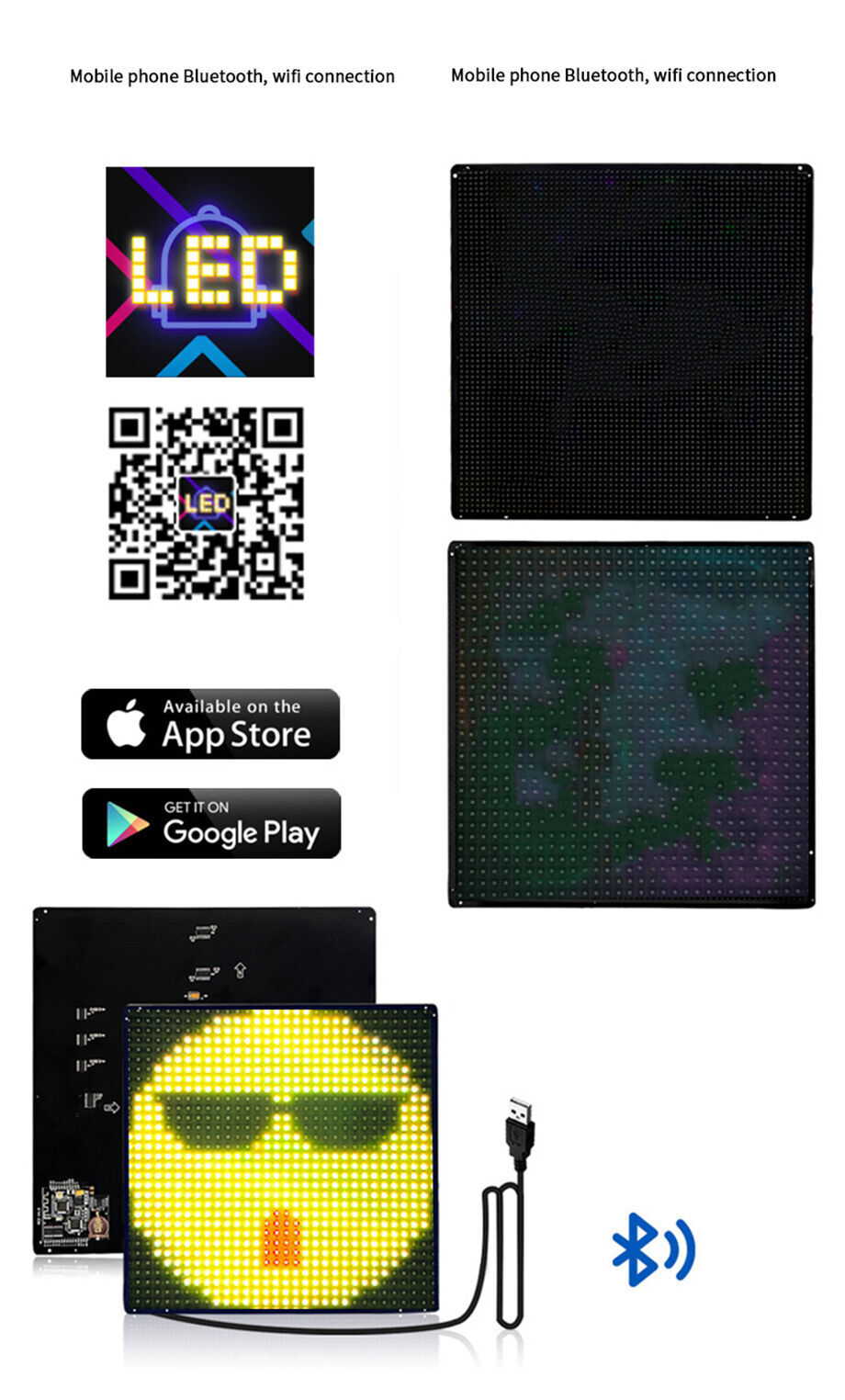 Multiple Specifications 16*16 Pixel Display Screen Splicing Diy Display ...