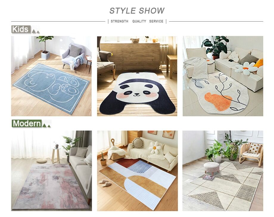 Mu Cartoon Children Carpet Design Digital Printed Rugs Anti Slip Rugs ...