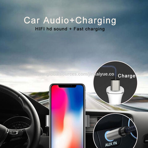 Cabo de Áudio e Carregamento 2 em 1 para iPhone de Alta Qualidade OEM ODM
