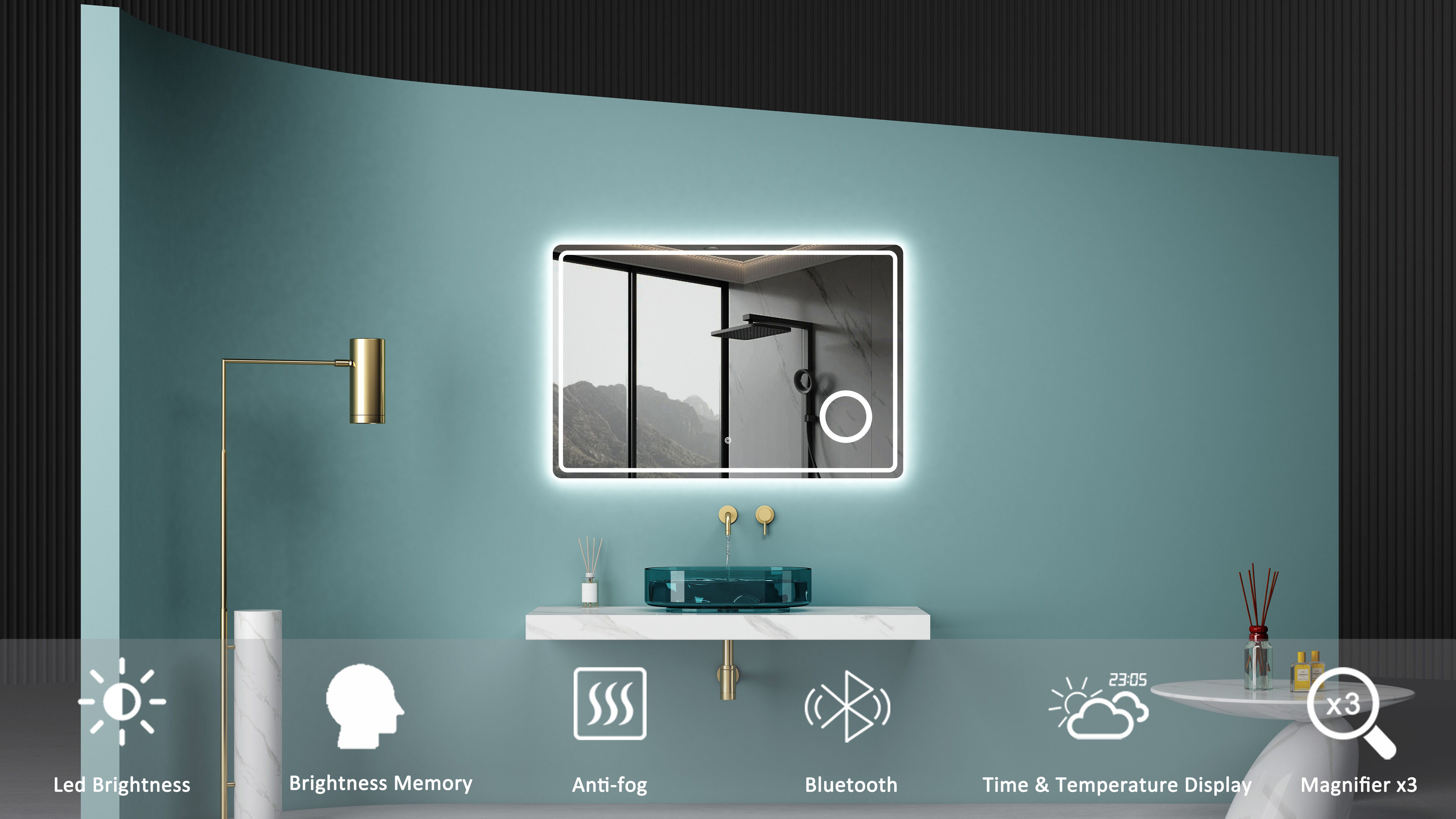 Basic Led Mirror Factory Direct High Quality China Wholesale Manufacturer Frameless Make ...