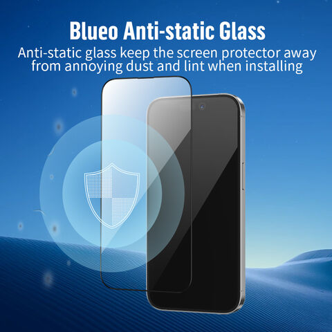 Receptor de Resina 3D Anti-polvo y Vidrio Templado con Aplicador e Herramientas de Instalación para iPhone 17 Pro Max 2026 al por Mayor