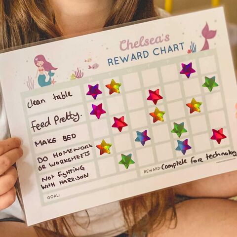 Autocollants Holographiques Petites Étoiles Arc-en-ciel pour Récompenses Enfants, Tableau de Comportement, Agenda Étudiant et Fournitures Scolaires pour Enseignants