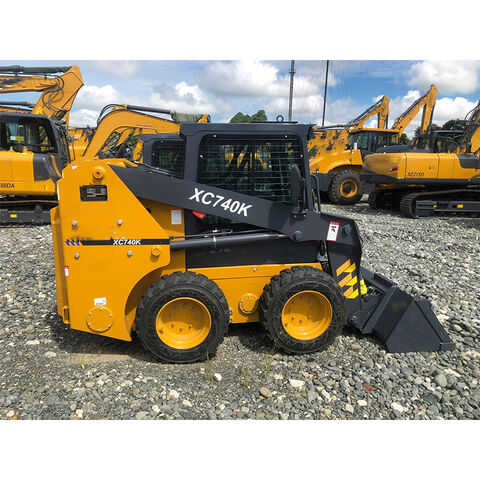 Xc-mg Xc740k 750kg 0.45cbm Small Skid Steer Loader With Fork