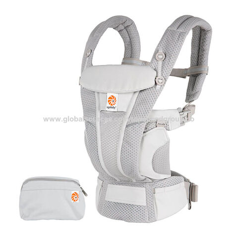 Egobaby portabebés Breeze, soporte tipo fular, correas para el hombro para recién nacidos, portabebés cómodo y transpirable