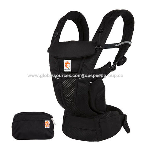Egobaby portabebés Breeze, soporte tipo fular, correas para el hombro para recién nacidos, portabebés cómodo y transpirable