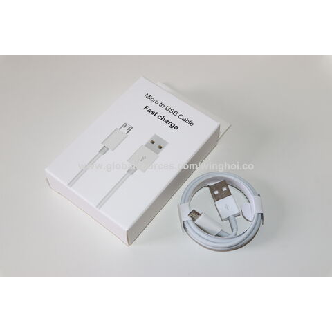 Kabel Pengisian Cepat 5V2A Harga Bagus Lightning Micro Type-C, Stok Tersedia, Kabel Data Sinkronisasi USB, MOQ Kecil, Pengiriman Cepat