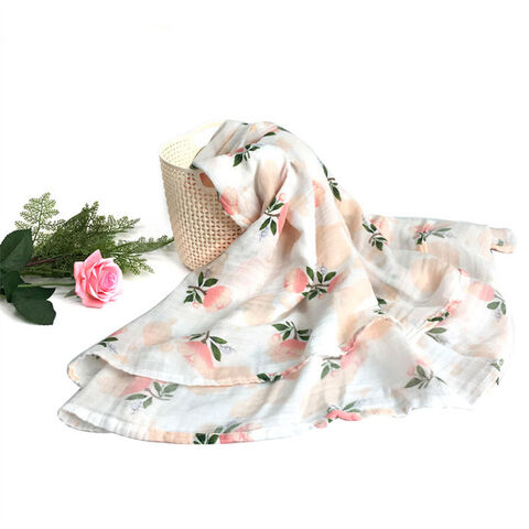 2025 Baby blanket custom Baby milestone blanket receiving blanket baby muslin blankets Knit baby blanket receiving blanket