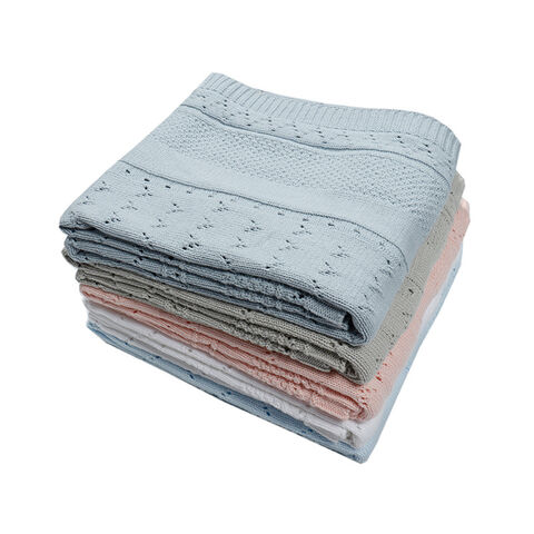 2025 Baby blanket custom Baby milestone blanket receiving blanket baby muslin blankets Knit baby blanket receiving blanket