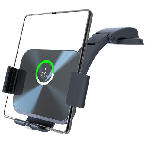Precio de fábrica KC S3 2-Bobina Auto-Sujeción Soporte Cargador Inalámbrico para Coche para Teléfonos de Pantalla Plegable Samsung Z Fold 6/5