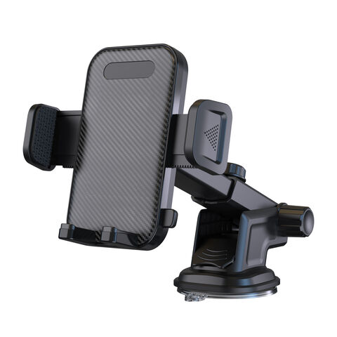 Support universel de téléphone portable pour voiture, console centrale et pare-brise, compatible avec tous les modèles, installation facile et flexible.