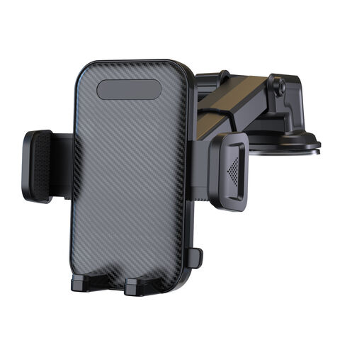 Support universel de téléphone portable pour voiture, console centrale et pare-brise, compatible avec tous les modèles, installation facile et flexible.
