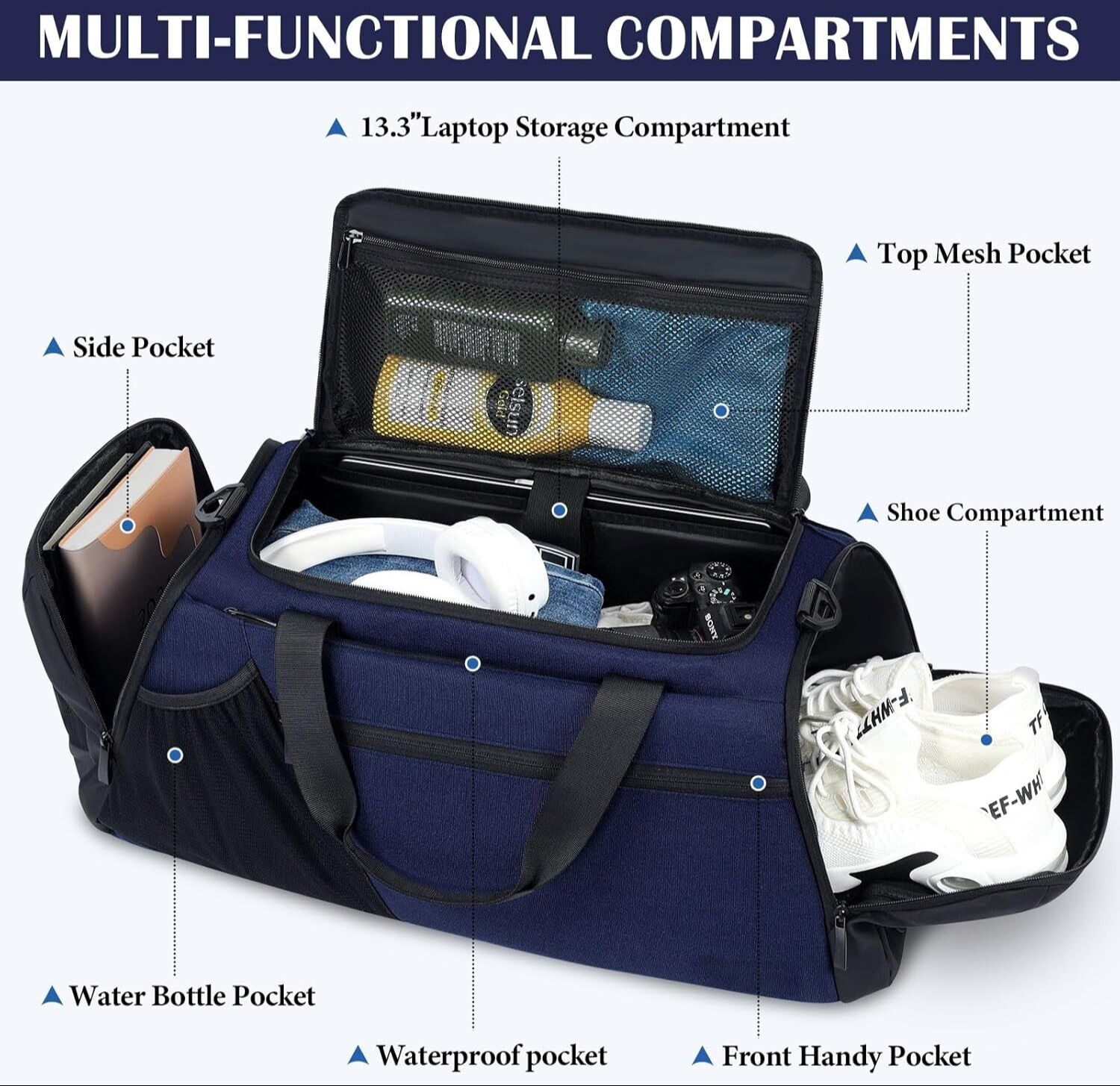 Workout Rucksack Large Workout Gym Backpack With Multiple Pockets - Expore China ...