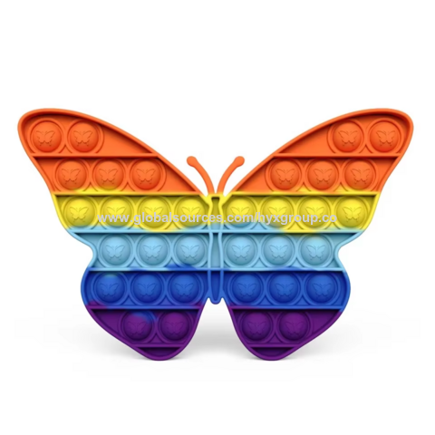 Wholesale Promotion Many designs sensory toys Silicone Popper Bubble Fidget Toys