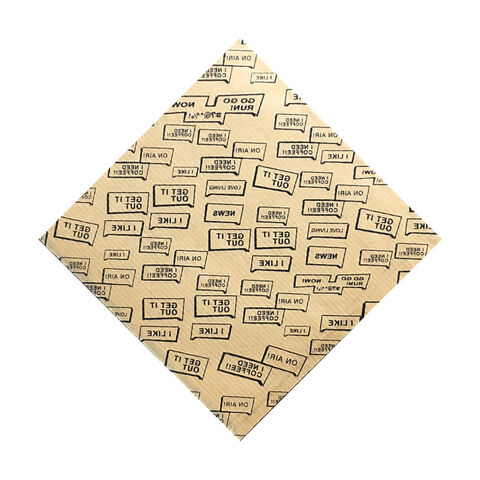 Saco de Papel Personalizado Impresso com Abertura Dupla para Sanduíches, Donuts, Hambúrgueres, em Forma de L ou Triângulo, À Prova de Óleo - Atacado