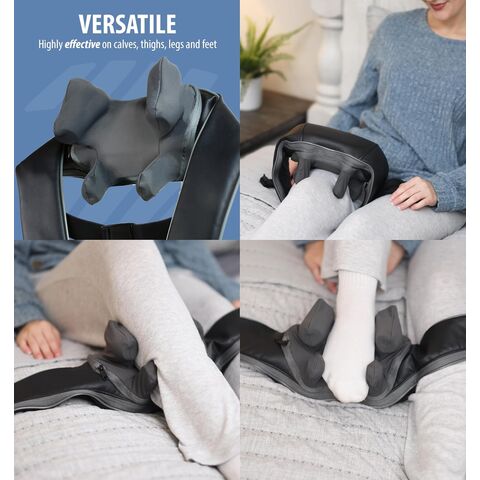 Masseur de Cou et d'Épaules avec Chaleur - Massage 4D Sans Fil Rechargeable des Tissus Profonds par Pétrissage, Contrôle de la Vitesse, 2 Modes pour les Muscles