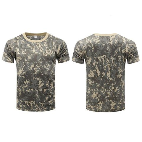 [COSYHARU公式] Camo Short Sleeve Tee 2color Quick Dry T-shirt Men's Summer Fishing Hunting Clothing