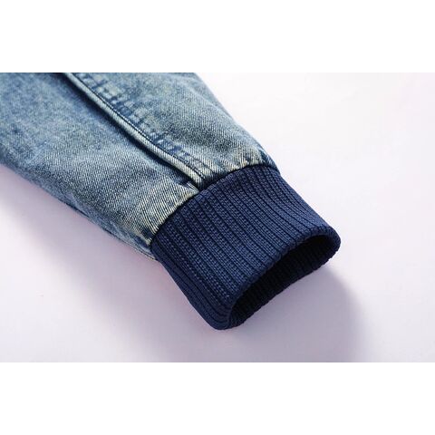 OEM Custom Logo Herren Jeansjacken Lässige Denim Jacken günstiger Preis neue Herren Denim Jacken Bomberjacke