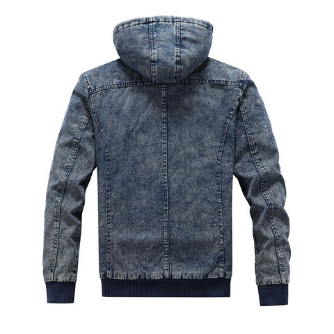OEM Custom Logo Herren Jeansjacken Lässige Denim Jacken günstiger Preis neue Herren Denim Jacken Bomberjacke