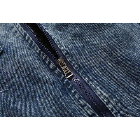 OEM Custom Logo Herren Jeansjacken Lässige Denim Jacken günstiger Preis neue Herren Denim Jacken Bomberjacke