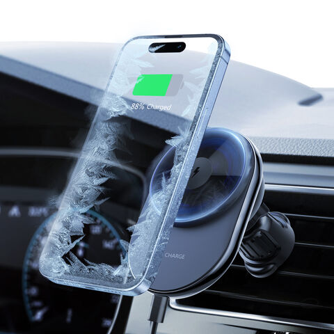 Cargador Inalámbrico Magnético para Coche con Enfriamiento por Hielo S18 y Refrigeración por Semiconductor - Precio de Fábrica