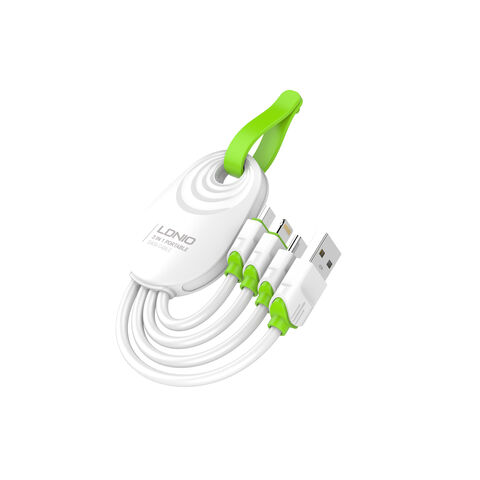 LDNIO LC95 15cm Convenient to carry 3 In 1USB Cable For Mobile Phone fast charging USB cable