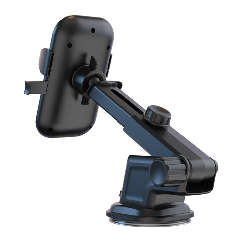 Support de téléphone portable pour console centrale de voiture, navigation sécurisée, verrouillage à une touche, production directe d'usine, vente en gros.