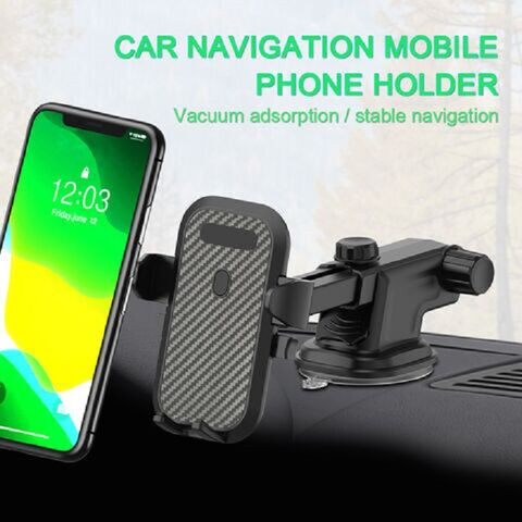 Support de téléphone portable pour console centrale de voiture, navigation sécurisée, verrouillage à une touche, production directe d'usine, vente en gros.