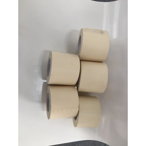 Cinta Adhesiva Aislante para Aire Acondicionado Color Crema con Diseño Fino - Rollo de Envoltura para Unidades de Climatización
