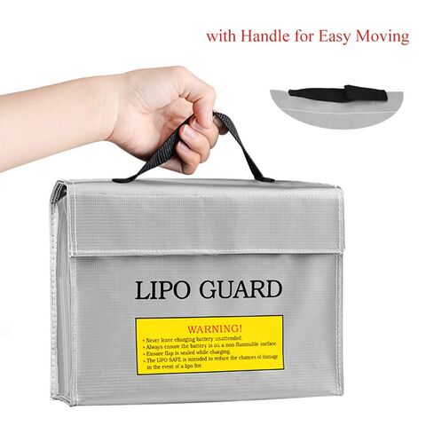 Saco de Segurança para Bateria LiPo, Proteção Anti-explosão, Estojo de Proteção para Carregamento de Bateria
