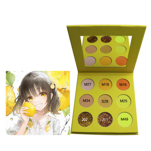 Prix usine Maquillage Palette 10 Couleurs Fard à paupières Cosmétiques Vente en gros Marque Privée Fard à paupières