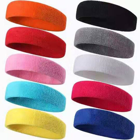 Bandeau de Sport Haute Élasticité en Coton, Spandex et Coton - Vente en Gros Direct Usine