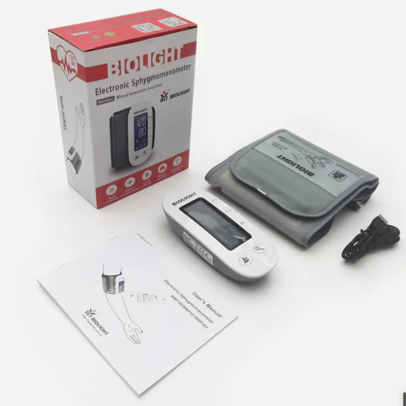 Automatic Digital Blood Pressure Monitor Smart Home Health Cuff For