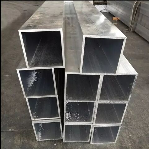 Tamaño Personalizado Cuadrado 2X2 Tubo Rectangular Hueco de Aleación de Aluminio Estructural