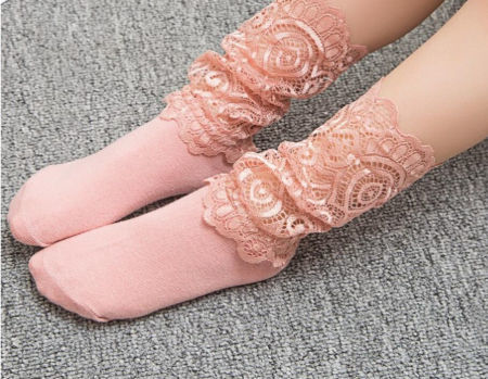 Bulk Buy China Wholesale Women's Vintage Dress Socks Ruffle Frilly Cute  Rayon Lace Trim Socks $0.85 from Ningbo Zeatle Import & Export Co. Ltd |  Globalsources.com