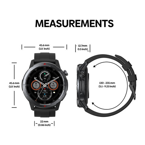 Zeblaze Stratos 3 Ultra 1,43'' AMOLED Display Smartwatch Telefon Eingebautes GPS GNSS Kompass Barometrischer Höhenmesser Anruf Smartwatch