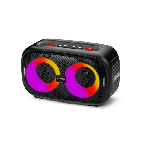 Nouvelle enceinte sans fil SOONBOX à prix d'usine, enceinte étanche pour l'extérieur et l'intérieur avec lumière LED colorée