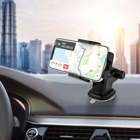 Support de téléphone portable 2-en-1 pour voiture, console centrale, ventilation, pare-brise, navigation sécurisée, vente en gros, fabrication directe usine