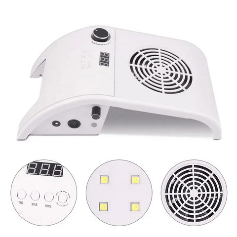Lampe à Ongles LED UV 3-EN-1 - Séchoir à Ongles Multifonctionnel pour Gels, UV et Vernis de Construction - Durcissement Rapide, Qualité Professionnelle à Domicile