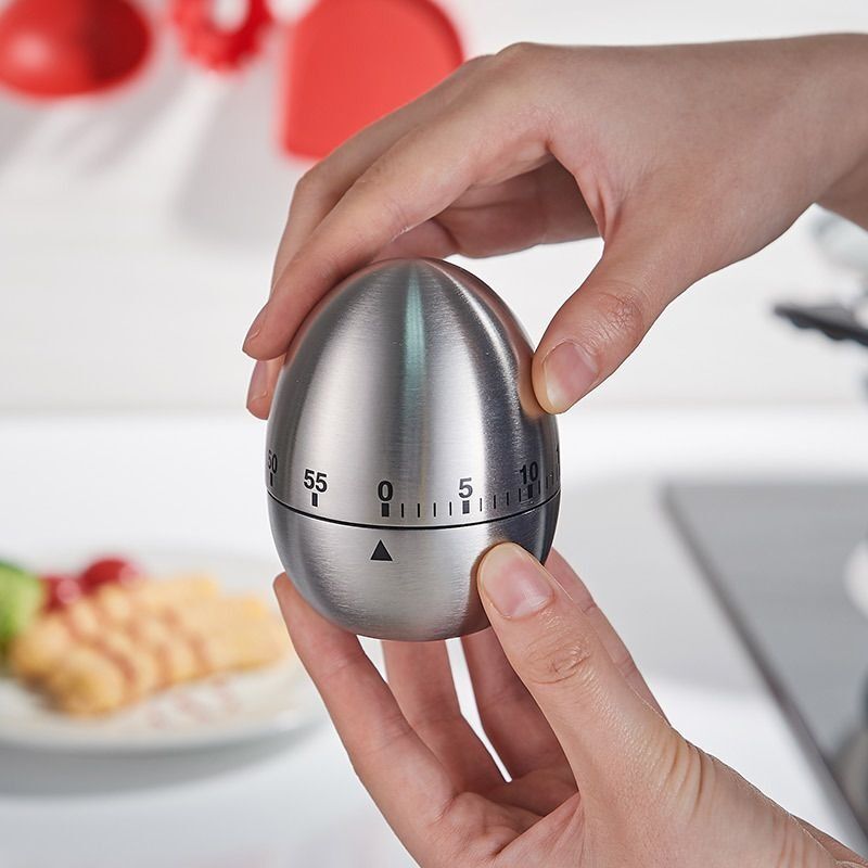 Creative Kitchen Mechanical Timer Egg Apple Type Timer 60 Minutes ...