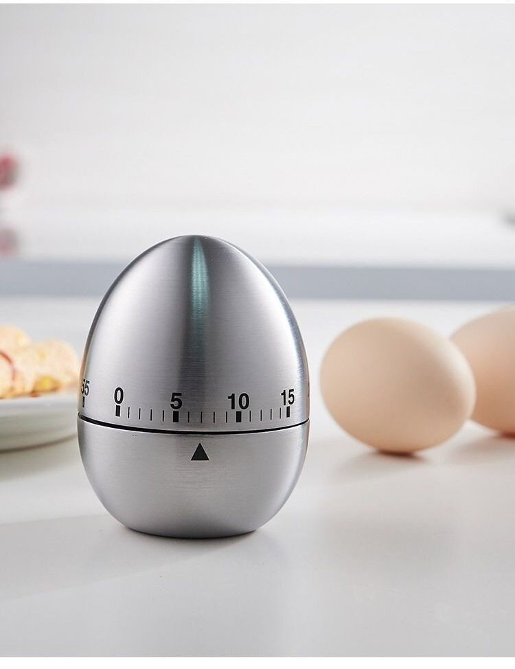 Creative Kitchen Mechanical Timer Egg Apple Type Timer 60 Minutes ...