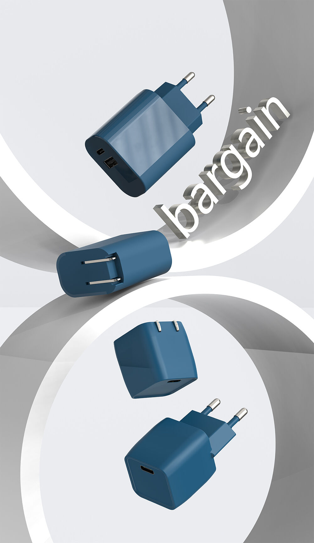 Bulk Buy China Wholesale One-port Gan 30w Usb C Wall Charger With Power ...