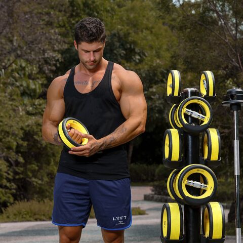Mancuernas de Seguridad Unisex para Ejercicio, 20 lb - Ideal para Gimnasio y Entrenamiento Funcional