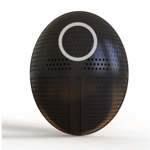 Squid game face mask BOSS Red Guard cosplay horror cross-border Halloween dress up costume