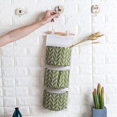 Organizador Suspenso de Porta/Parede para Armário: Bolsa de Armazenamento para Cozinha, Banheiro e Diversos